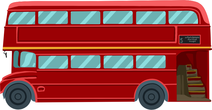 Red Routemaster bus